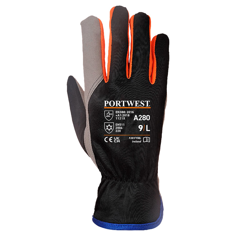 Portwest A280 Wintershield Fleece Lined Thermal Gloves